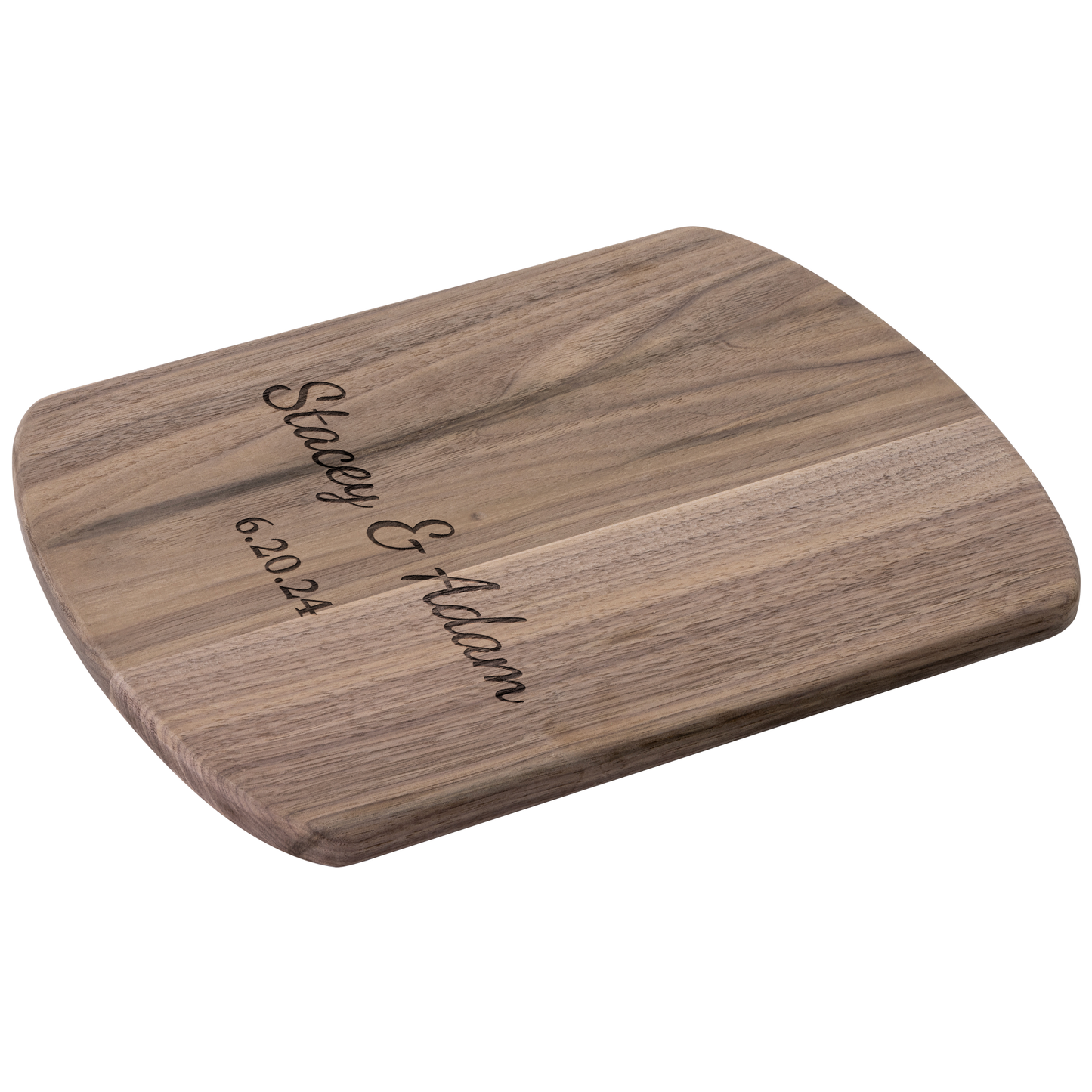 Personalized Maple Cutting Board for Couple - Custom Wedding Gift - Engraved Kitchen Decor - Anniversary Gift - Handmade in USA
