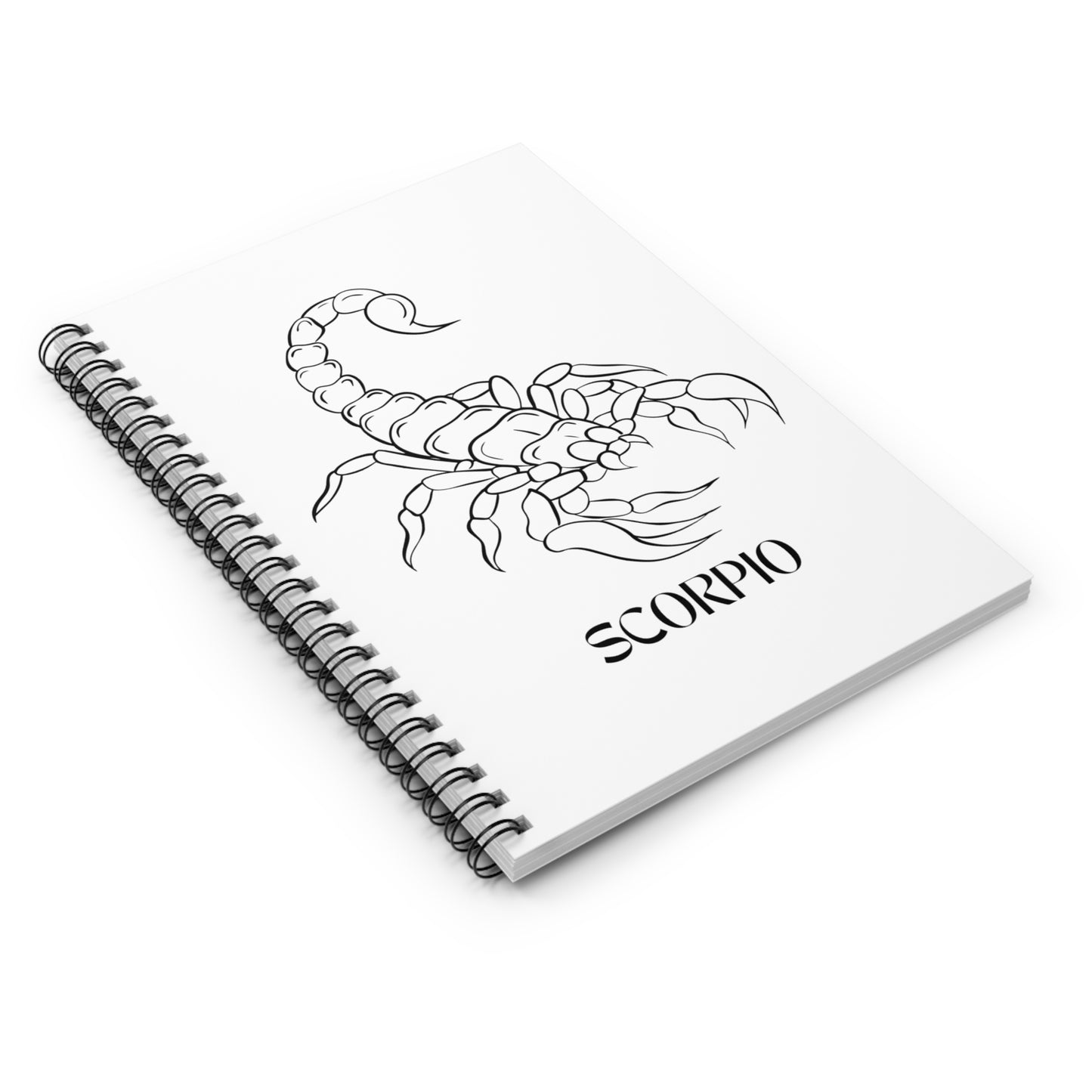 Zodiac Scorpio Spiral Notebook - Great for Astrologers, Journal Lovers, Birthdays, or School Use, Gift for Scorpios
