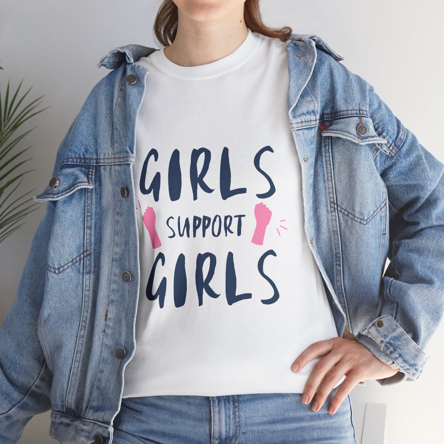 Girls Support Girls Tee - Empowering Unisex T-Shirt, Feminist Pride Shirt, Casual Wear, Gifts for Her, Birthday Tee