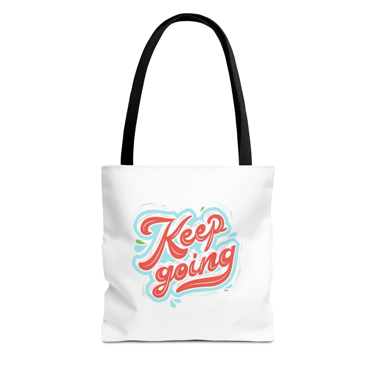 Motivational Tote Bag - Keep Going - Inspirational Gift, Reusable Shopping Bag, Gym Tote, Beach Bag, Everyday Purse