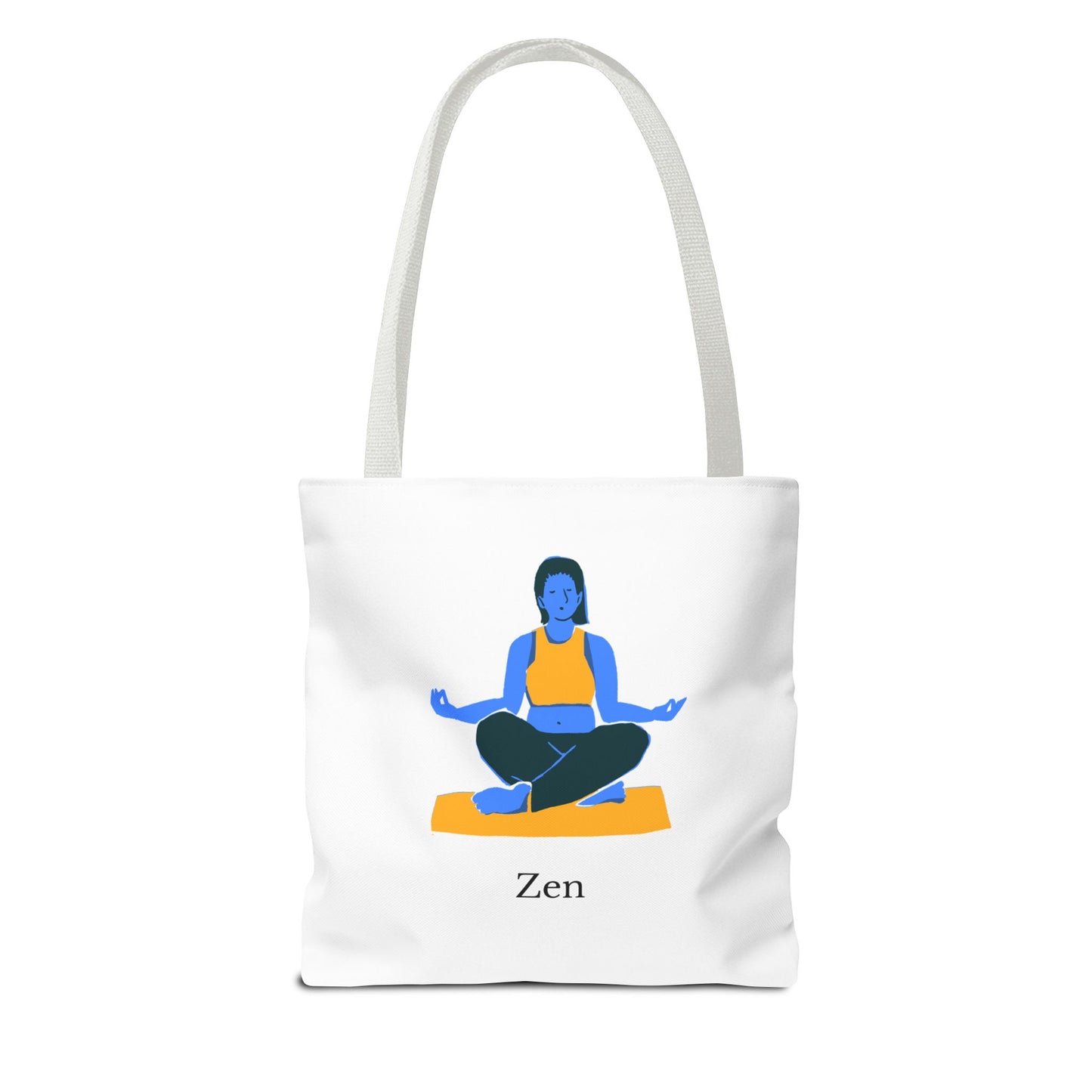 Zen Tote Bag, Yoga Bag, Meditation Tote, Gift for Yogis, Inspirational Tote, Relaxation Accessory