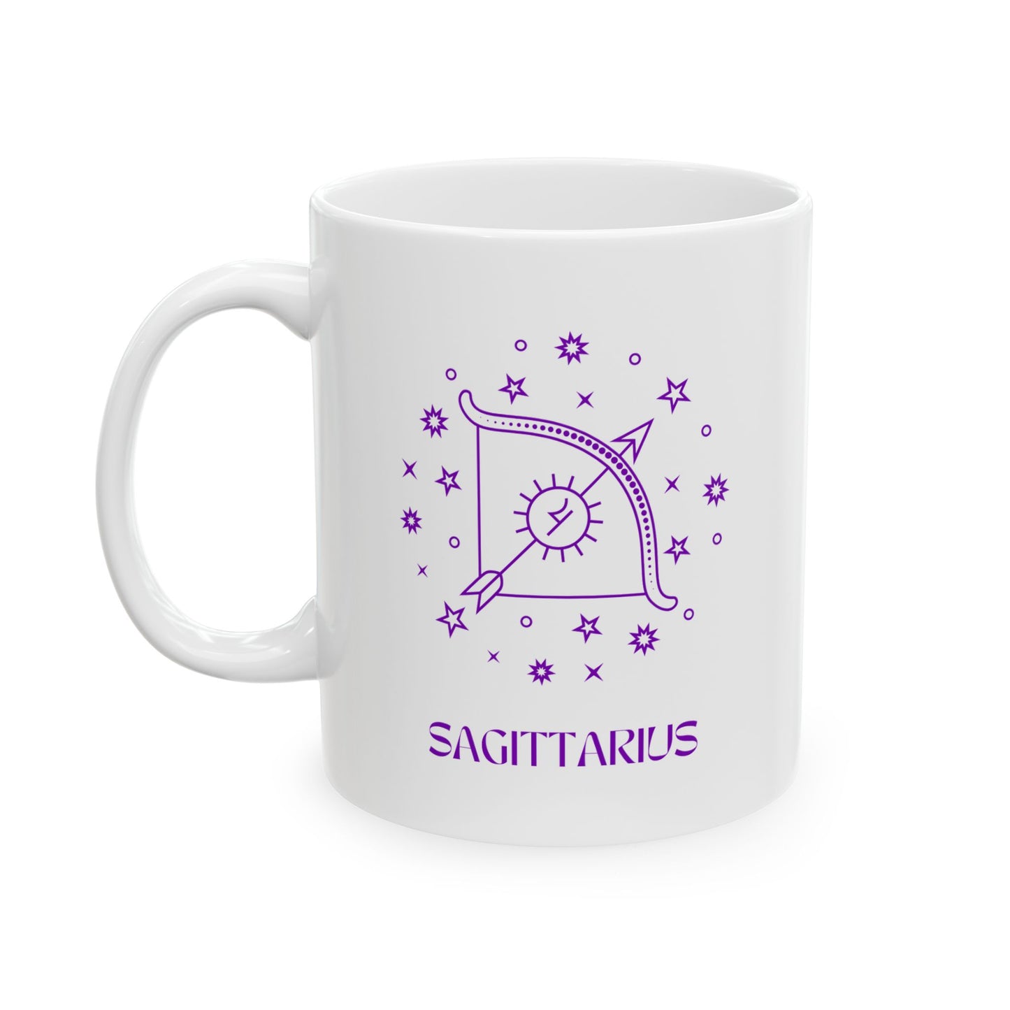 Charming Sagittarius Ceramic Mug - Perfect for Coffee Lovers and Gift Giving