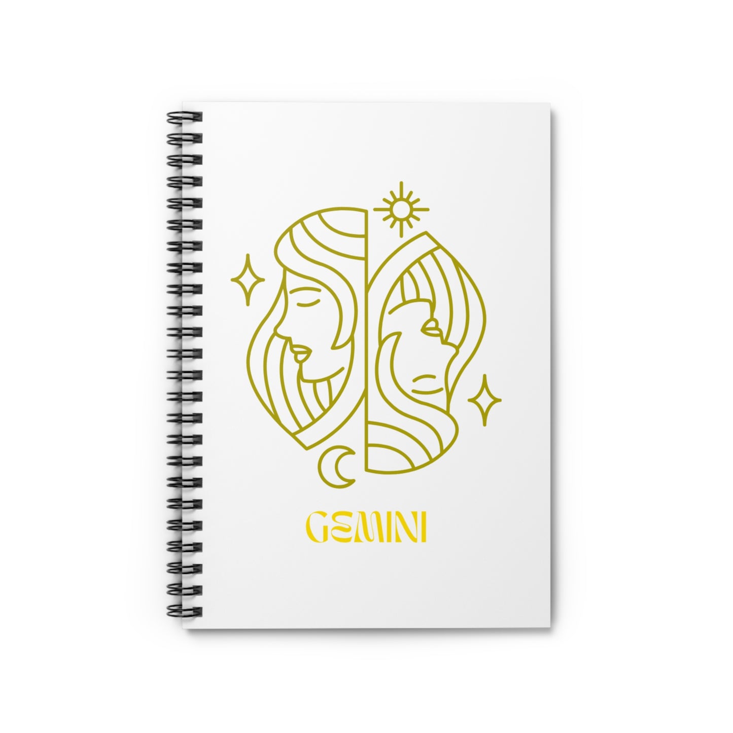 Gemini Spiral Notebook - Fun for Astrology Lovers, Journaling, Gift for Her and Creative Inspiration