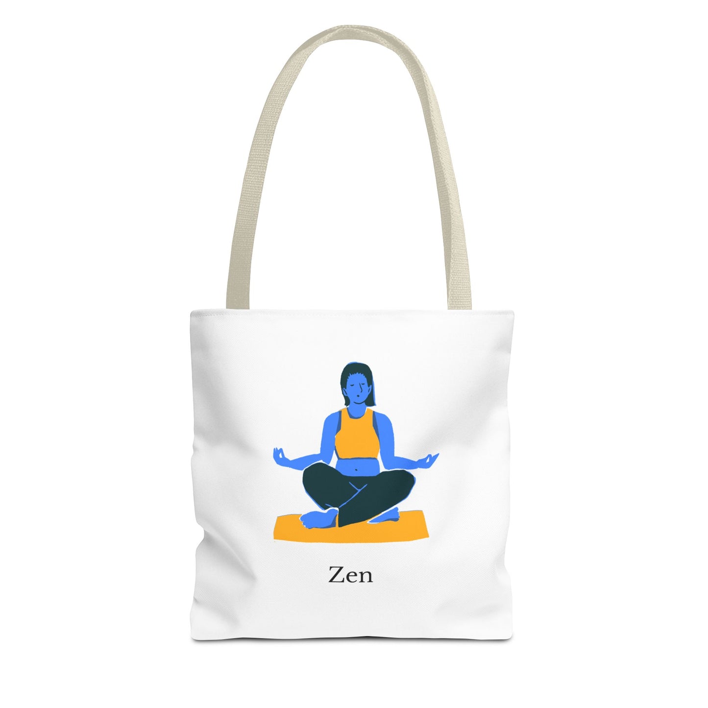 Zen Tote Bag, Yoga Bag, Meditation Tote, Gift for Yogis, Inspirational Tote, Relaxation Accessory