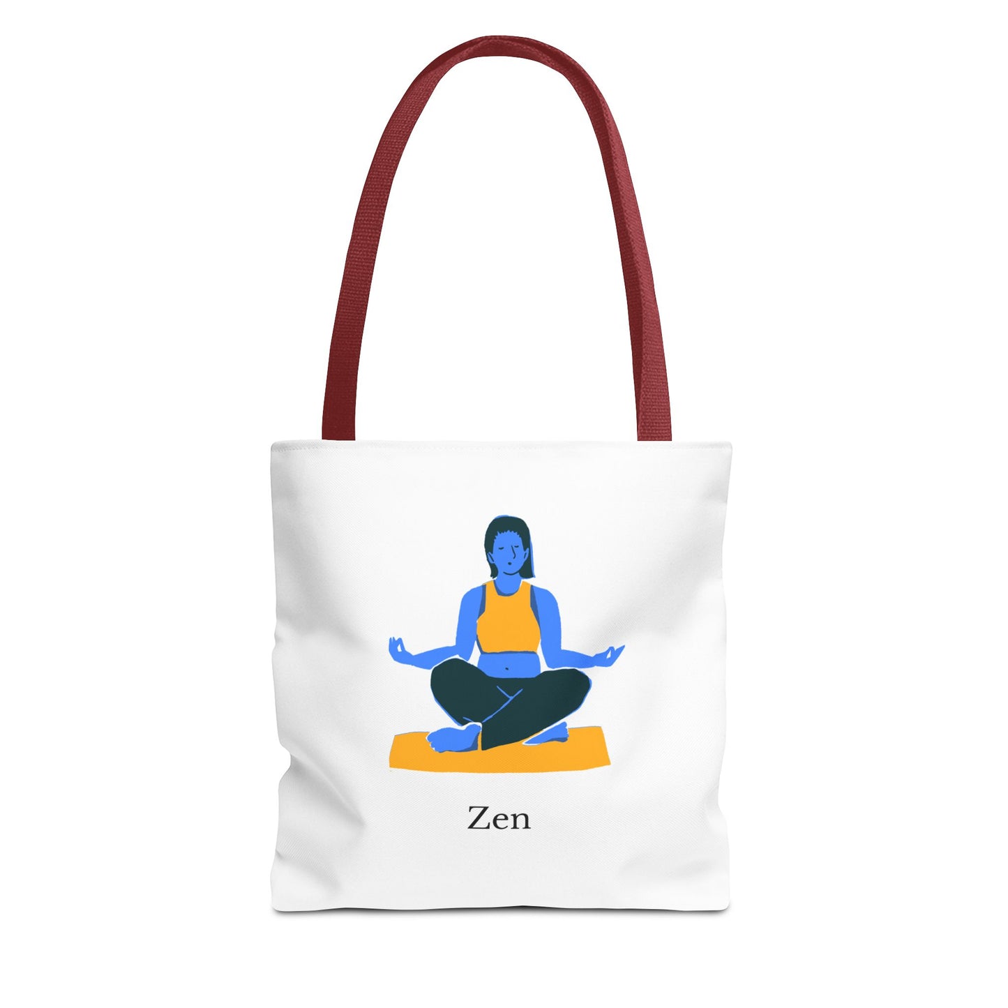Zen Tote Bag, Yoga Bag, Meditation Tote, Gift for Yogis, Inspirational Tote, Relaxation Accessory