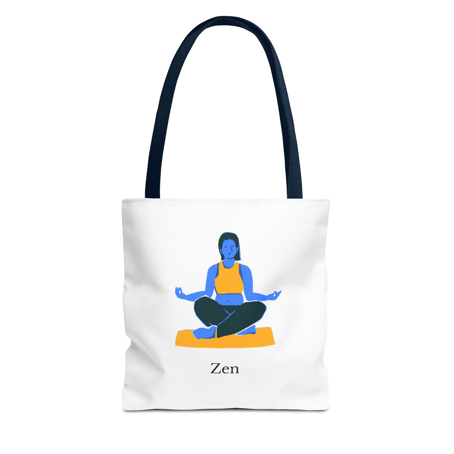 Zen Tote Bag, Yoga Bag, Meditation Tote, Gift for Yogis, Inspirational Tote, Relaxation Accessory