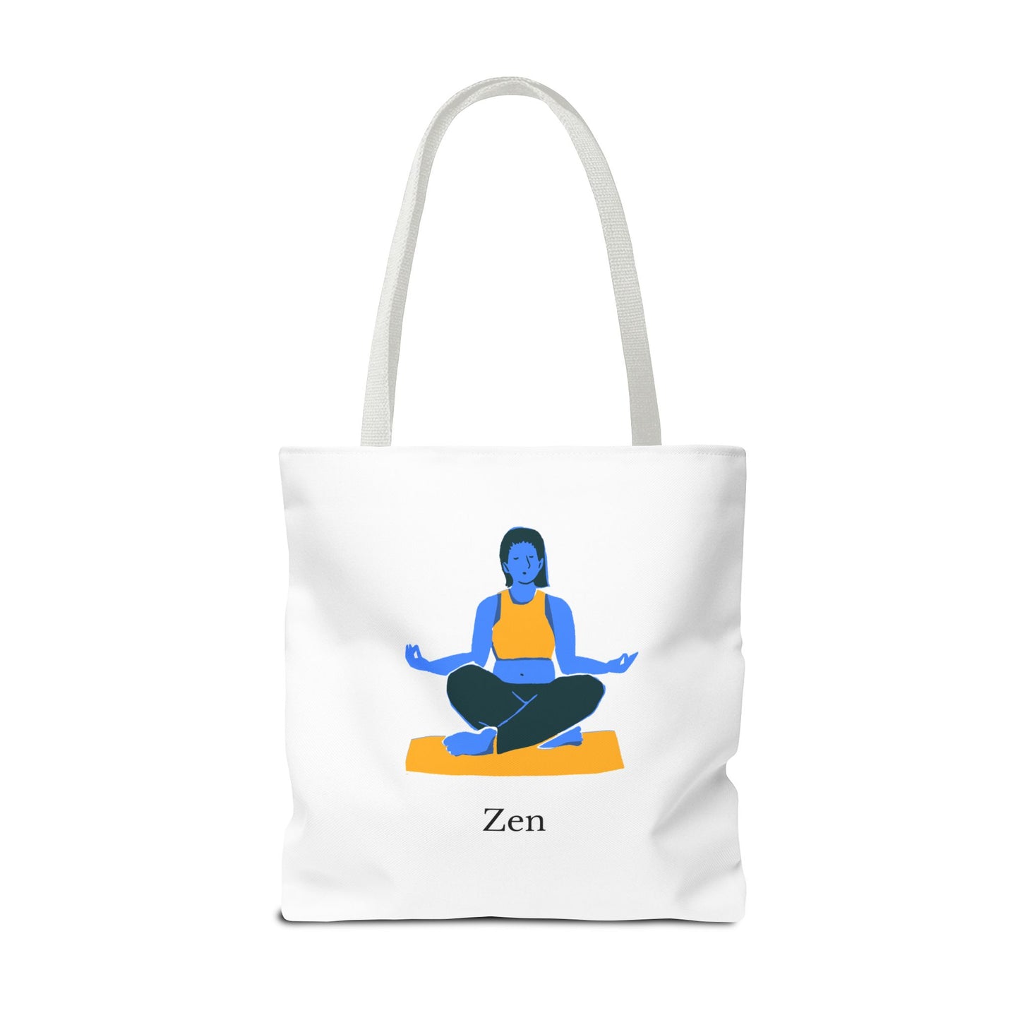 Zen Tote Bag, Yoga Bag, Meditation Tote, Gift for Yogis, Inspirational Tote, Relaxation Accessory