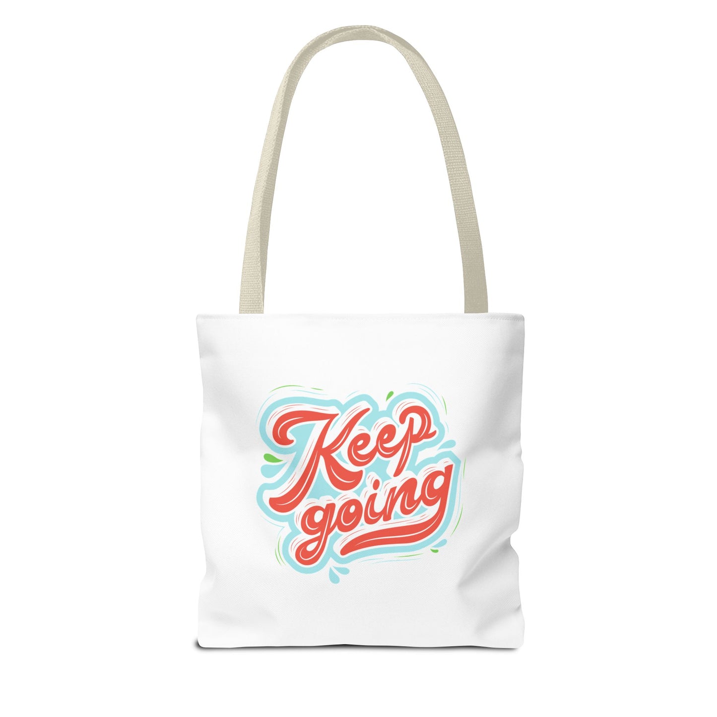 Motivational Tote Bag - Keep Going - Inspirational Gift, Reusable Shopping Bag, Gym Tote, Beach Bag, Everyday Purse