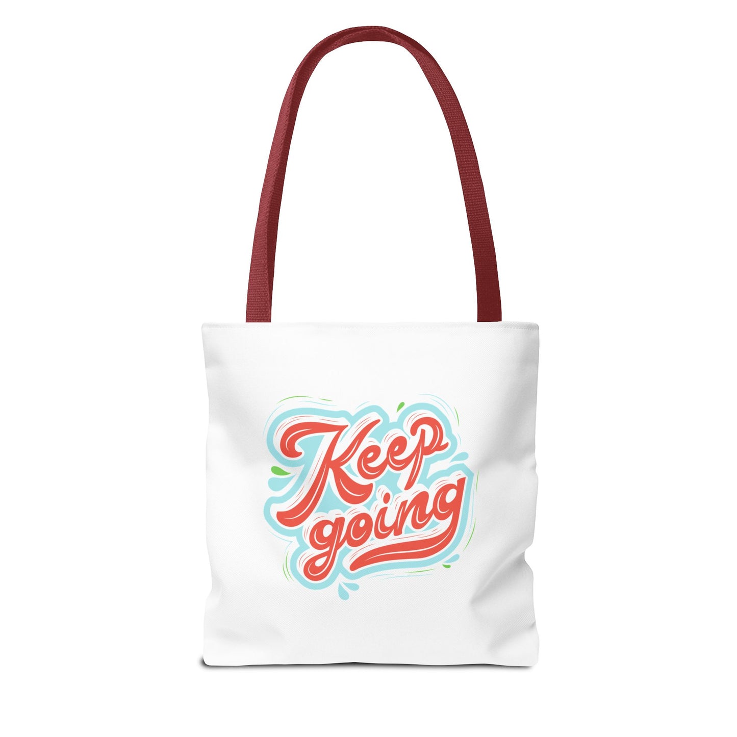 Motivational Tote Bag - Keep Going - Inspirational Gift, Reusable Shopping Bag, Gym Tote, Beach Bag, Everyday Purse