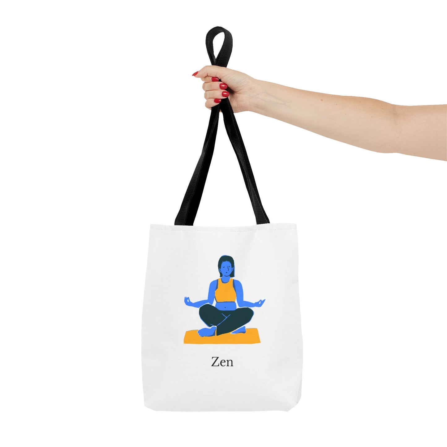Zen Tote Bag, Yoga Bag, Meditation Tote, Gift for Yogis, Inspirational Tote, Relaxation Accessory