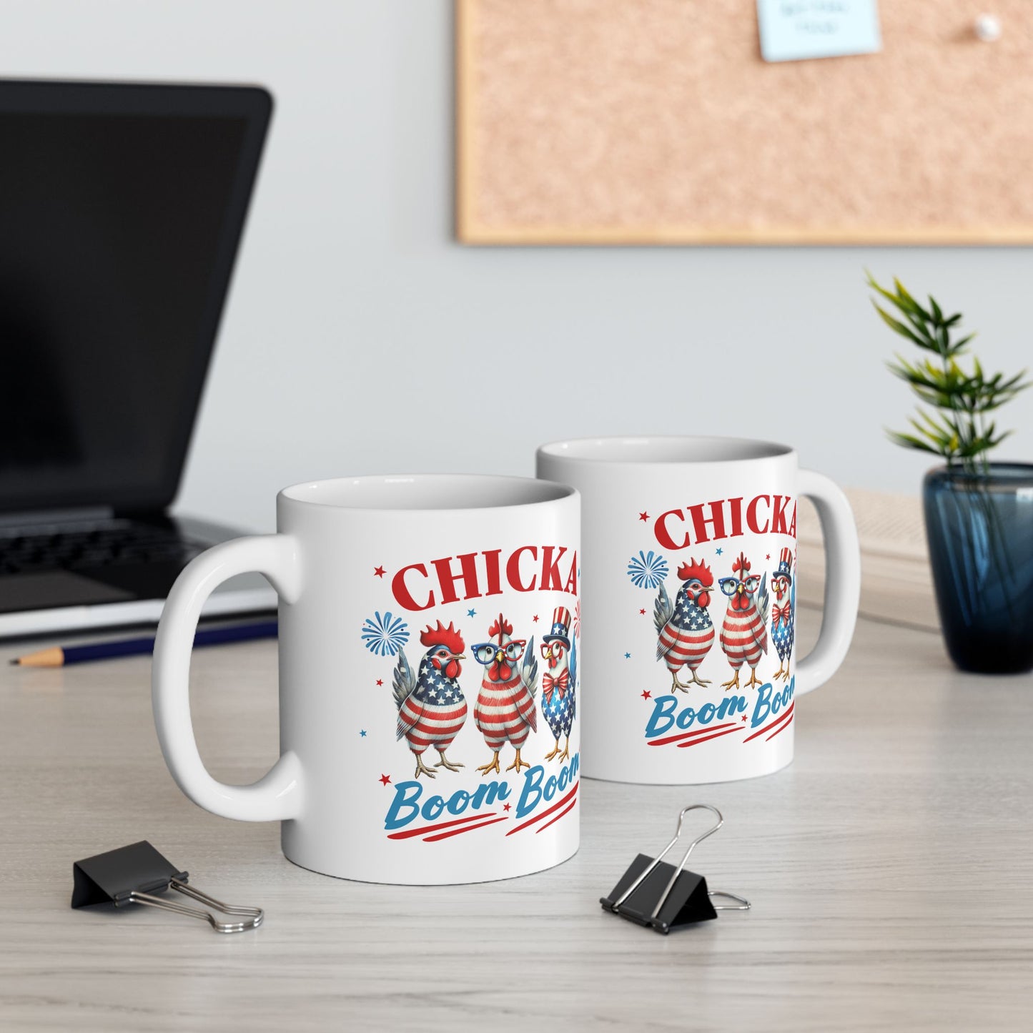 Patriotic Ceramic Mug - Perfect for Fourth of July, Coffee Lovers, USA Celebrations, Independence Day Gift, Fun Drinkware