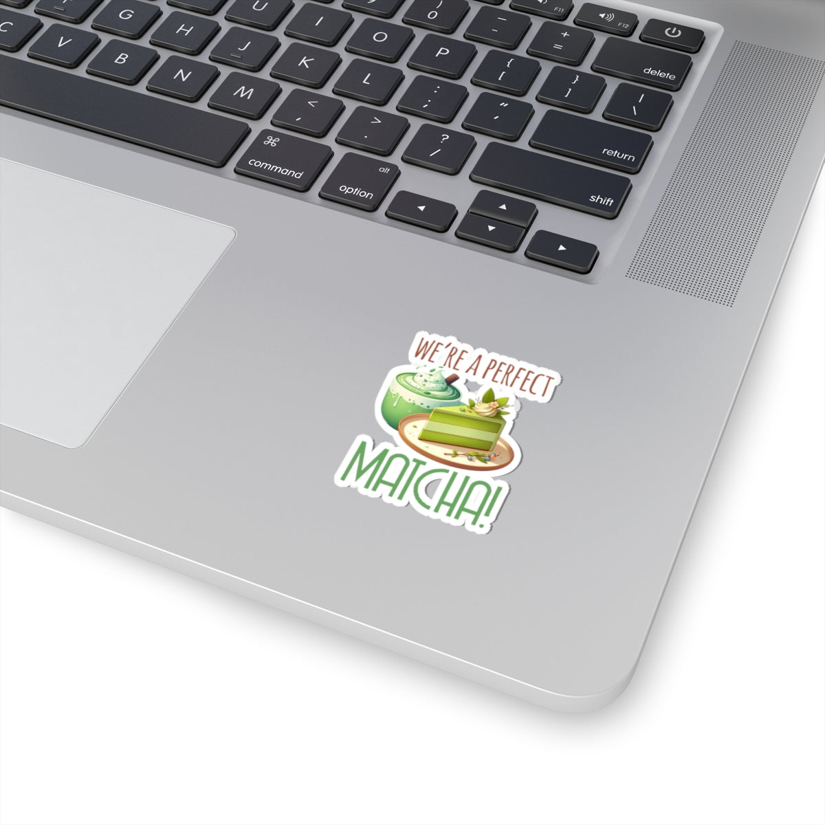 Matcha Cake Kiss-Cut Stickers | Cute Foodie Decor, Laptop Stickers, Gift for Tea Lovers, Perfect for Scrapbooking, Stationery