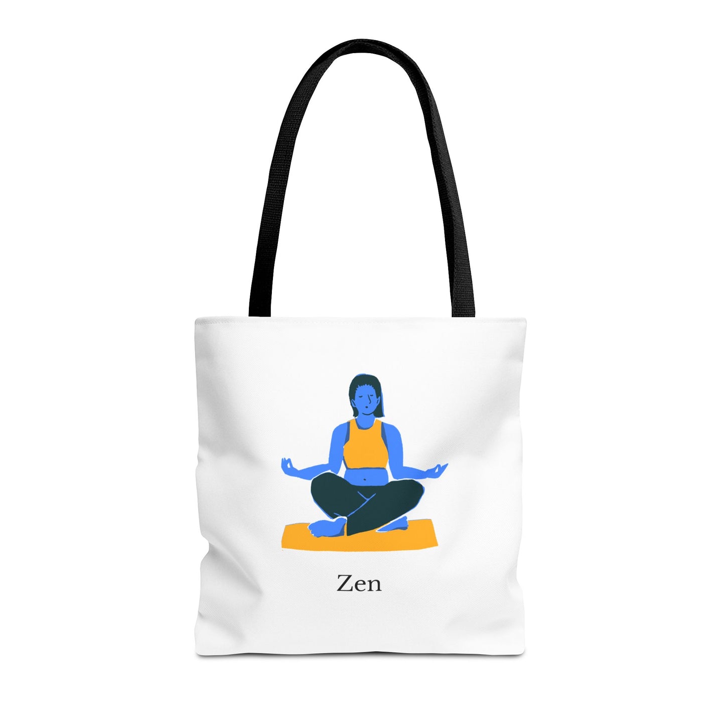 Zen Tote Bag, Yoga Bag, Meditation Tote, Gift for Yogis, Inspirational Tote, Relaxation Accessory