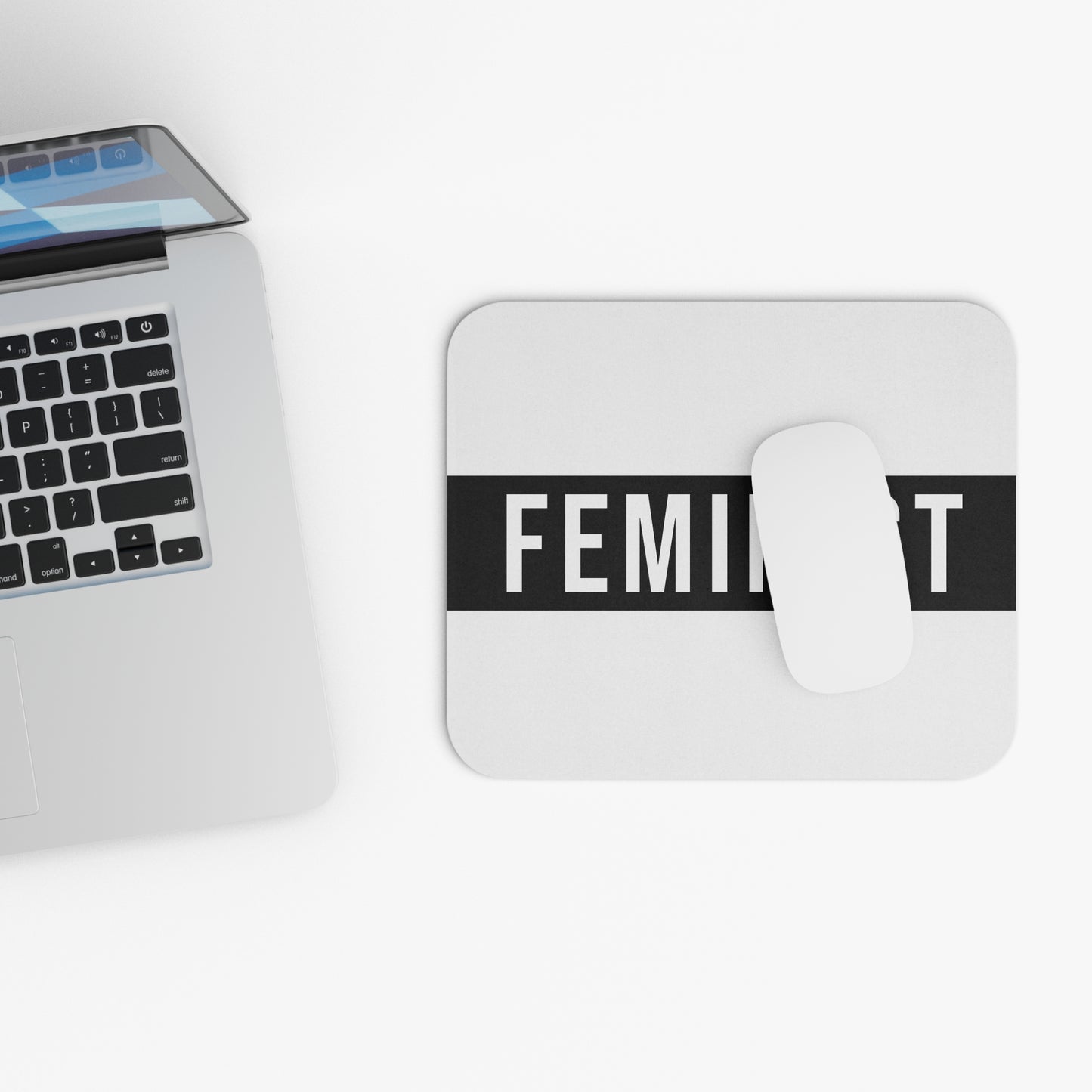 Feminist Mouse Pad | Empowerment Desk Accessory, Office Decor, Gift for Her, Feminism Statement Piece, Computer Mouse Pad