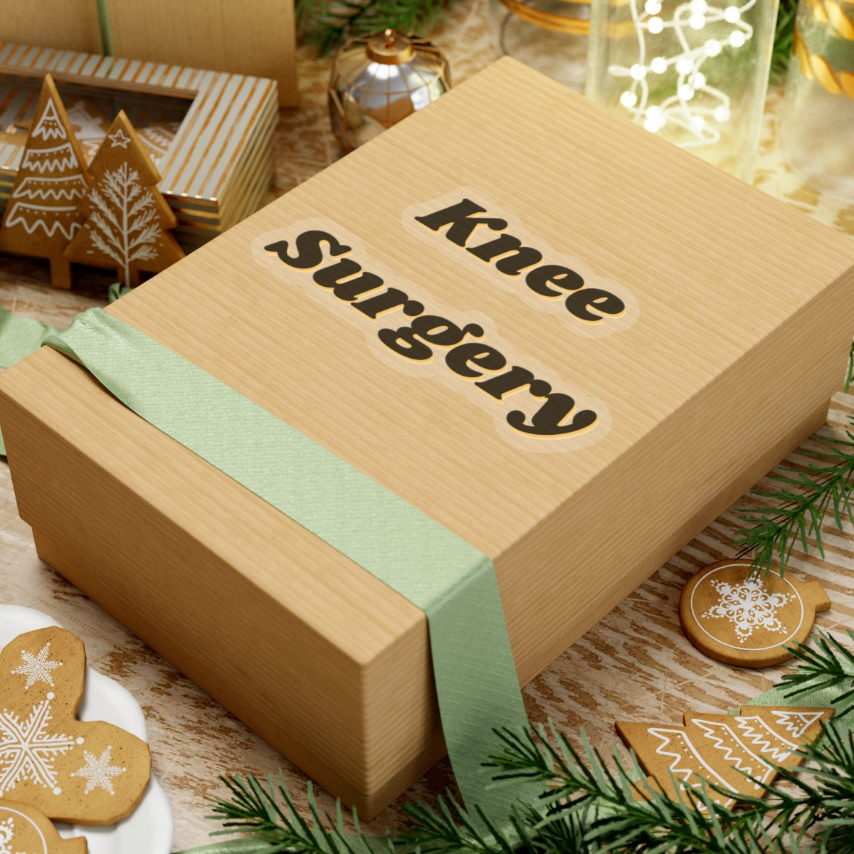 Knee Surgery Sticker – Funny and Quirky Vinyl Sticker for Laptops, Water Bottles, Notebooks, and More – for BrainRot fans