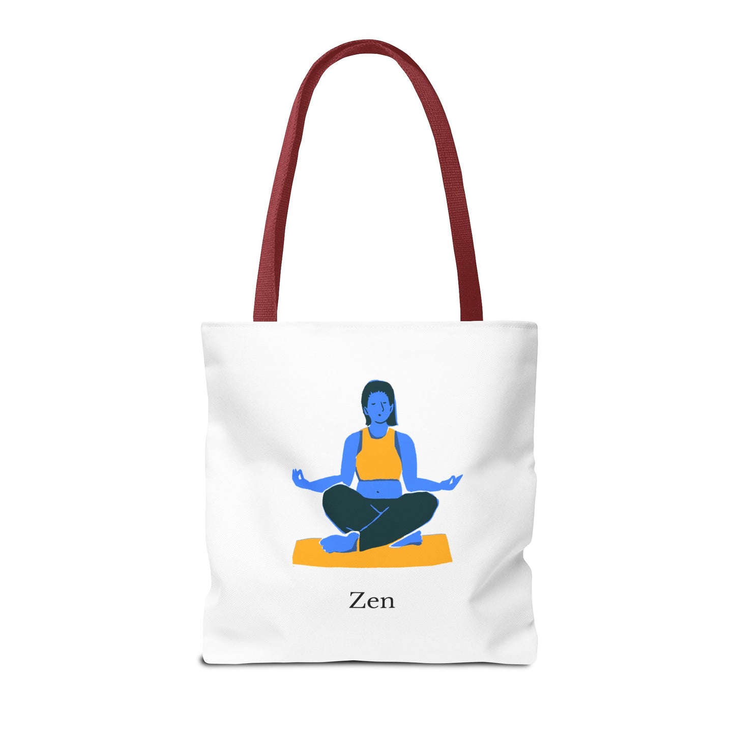 Zen Tote Bag, Yoga Bag, Meditation Tote, Gift for Yogis, Inspirational Tote, Relaxation Accessory