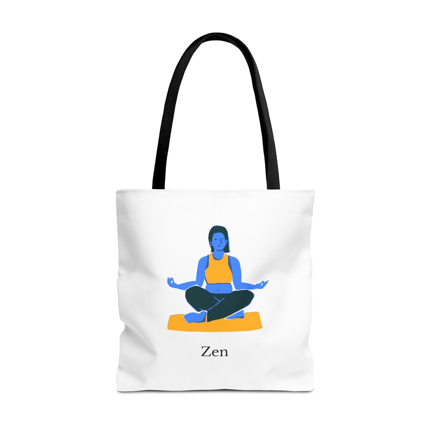 Zen Tote Bag, Yoga Bag, Meditation Tote, Gift for Yogis, Inspirational Tote, Relaxation Accessory