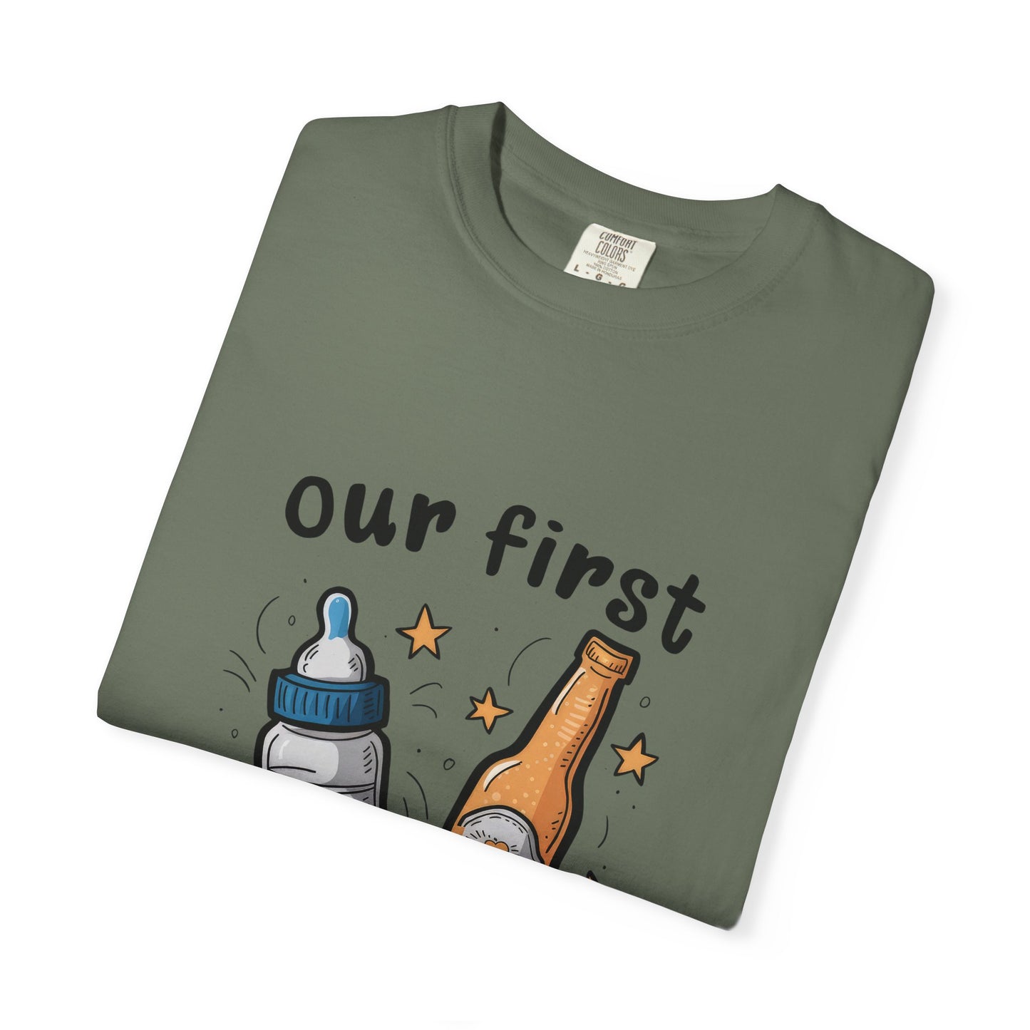 Our First Father's Day Together Unisex Garment-Dyed T-Shirt
