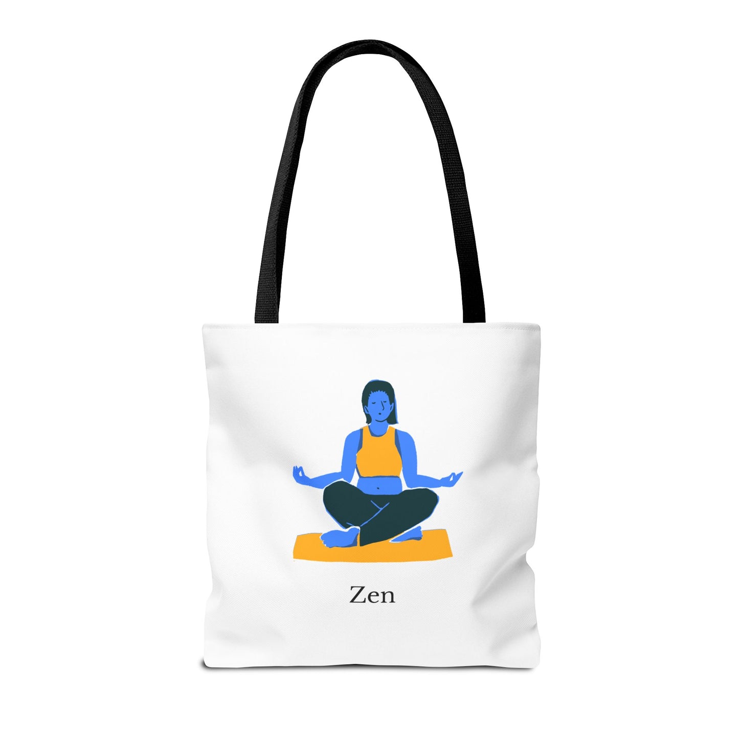 Zen Tote Bag, Yoga Bag, Meditation Tote, Gift for Yogis, Inspirational Tote, Relaxation Accessory