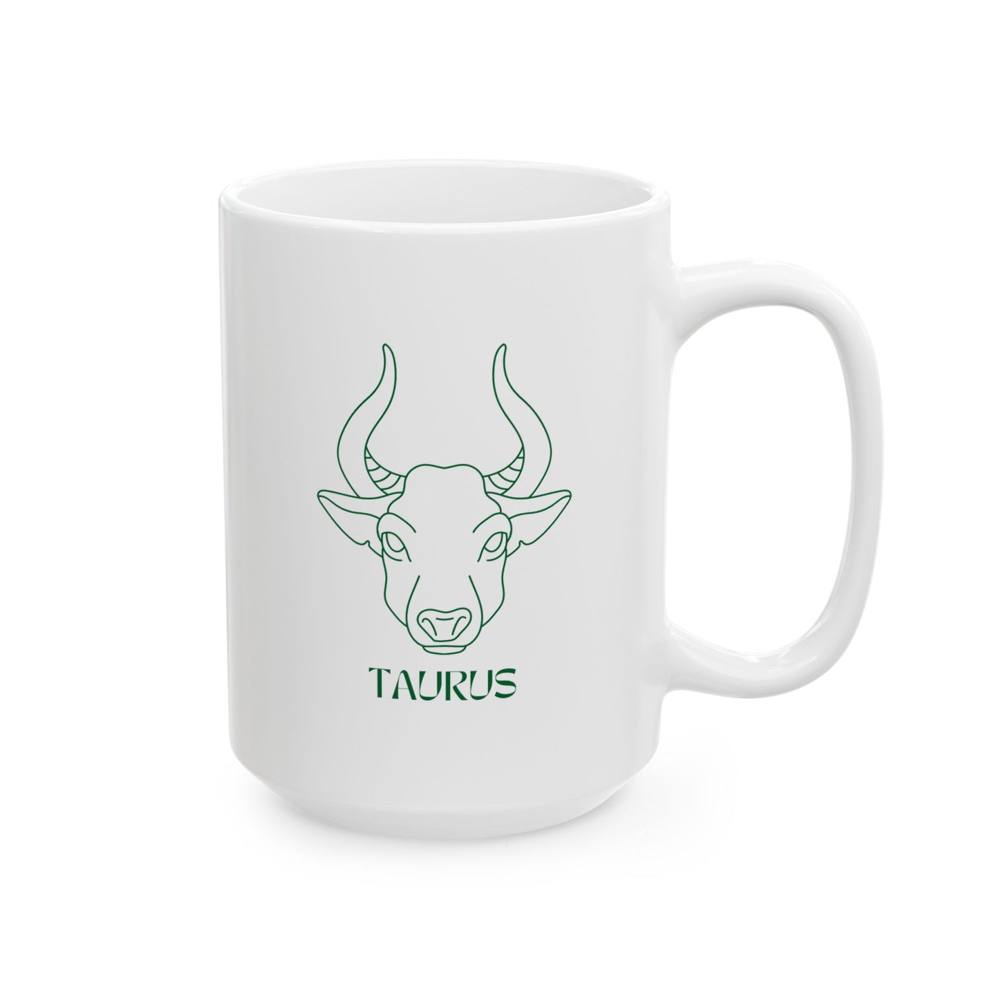 Taurus Zodiac Ceramic Mug - 11oz & 15oz - Perfect Gift for Zodiac Lovers