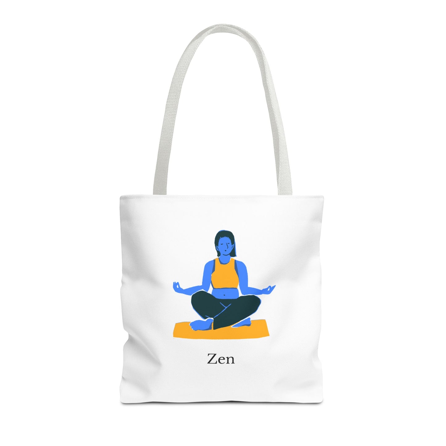 Zen Tote Bag, Yoga Bag, Meditation Tote, Gift for Yogis, Inspirational Tote, Relaxation Accessory