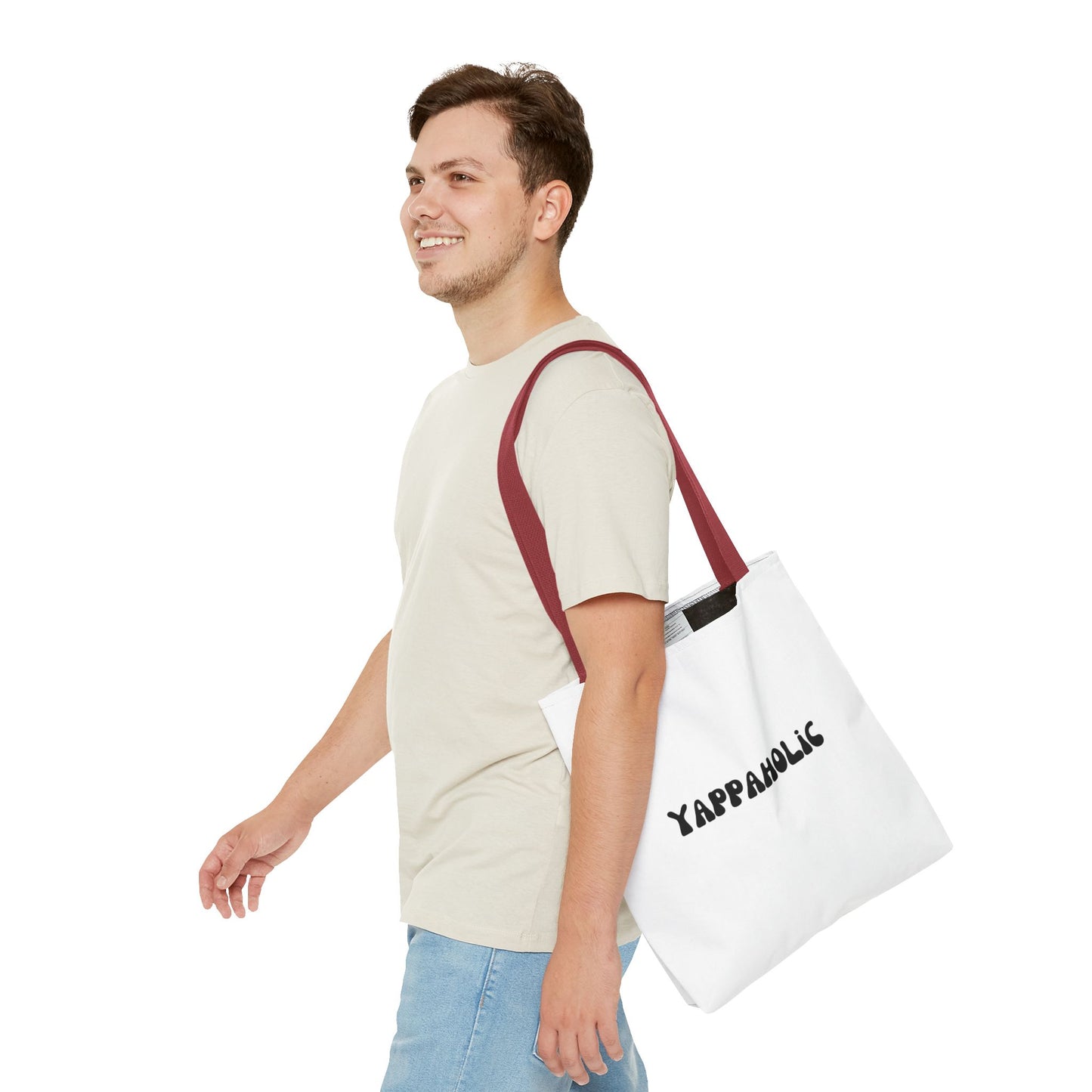 Yappaholic Tote Bag - Fun & Quirky, Perfect for Dog Lovers, Casual Use, Gifts, Shopping, Eco-Friendly