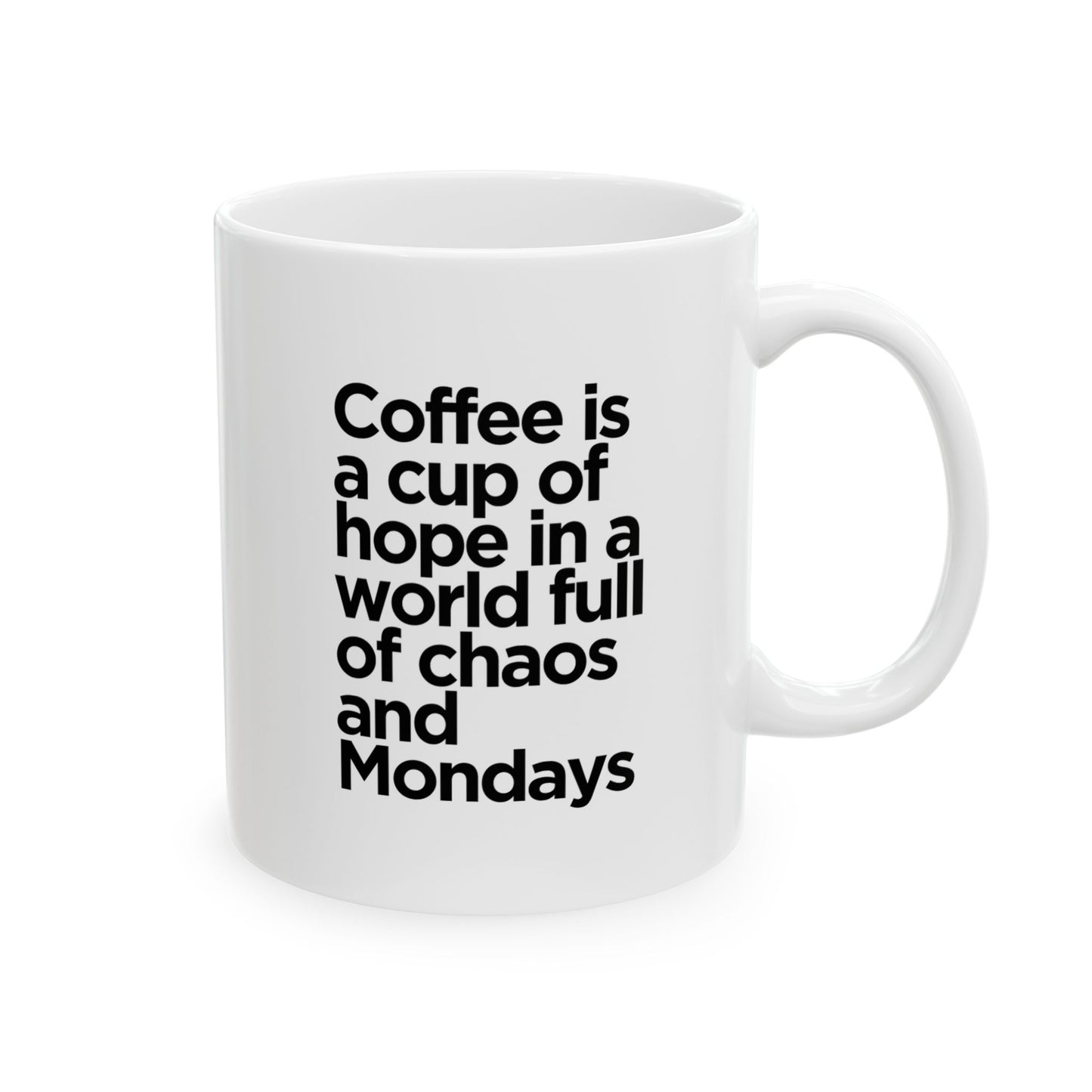 Motivational Ceramic Mug for Coffee Lovers, Office Humor, Tea Time, Gift for Friends, Inspirational Quotes, Monday Motivation