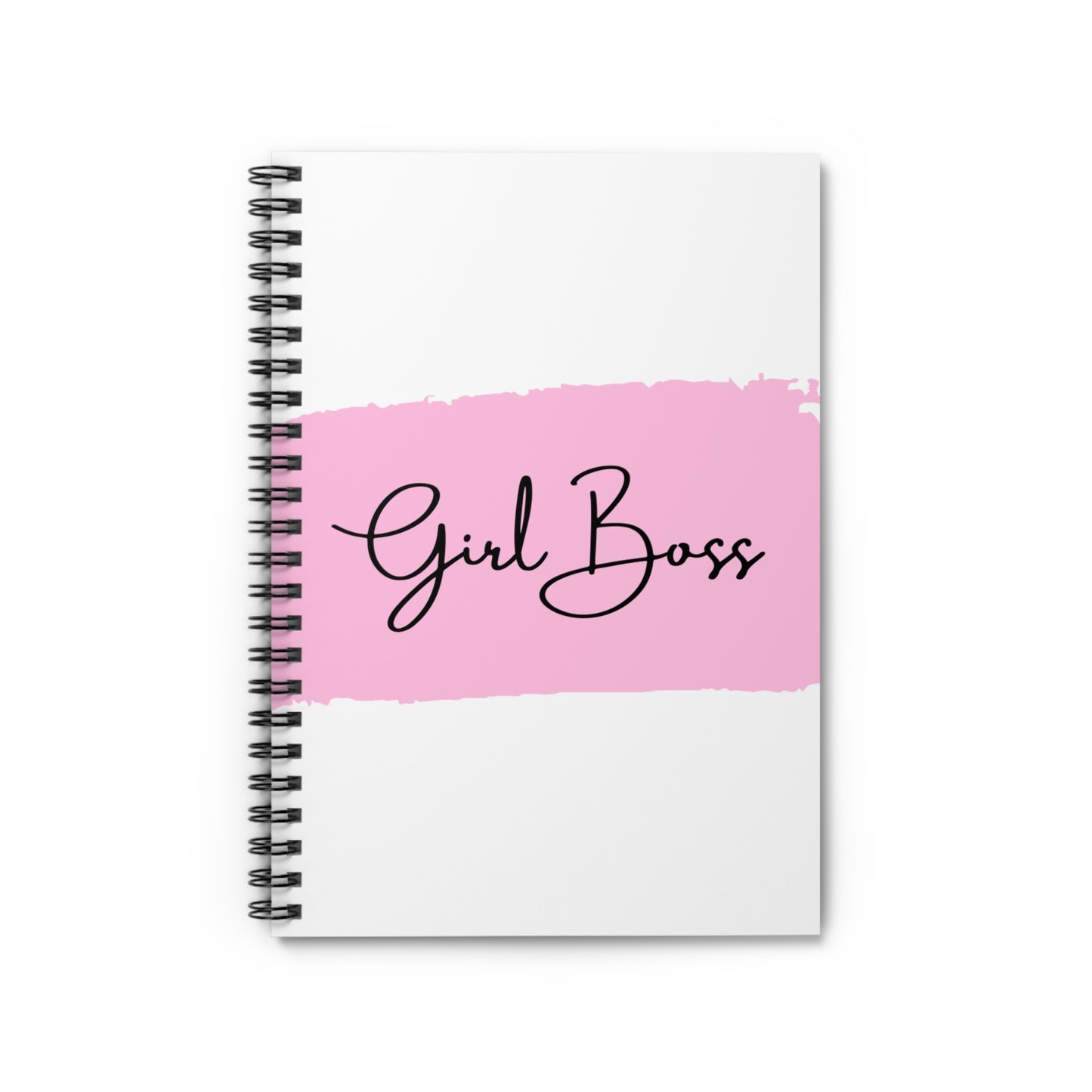 Girl Boss Spiral Notebook, Motivational Journal, Boss Lady Gift, Inspirational Stationery, Entrepreneur Planner, Cute Office