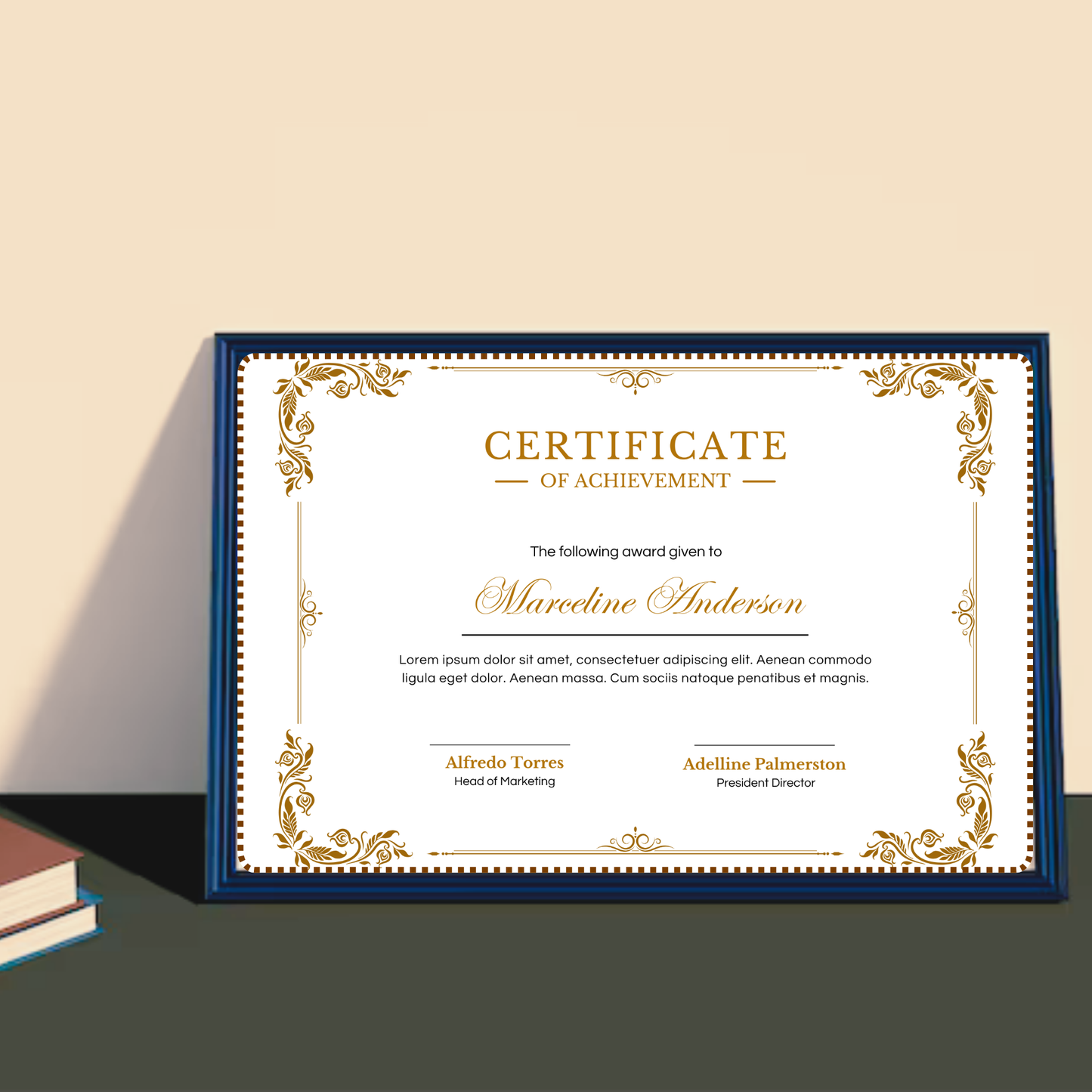 Certificate Award, Certificate of Achievement Professional Template, Mini-Certificate, Team Award Idea, Course Certificate of Completion