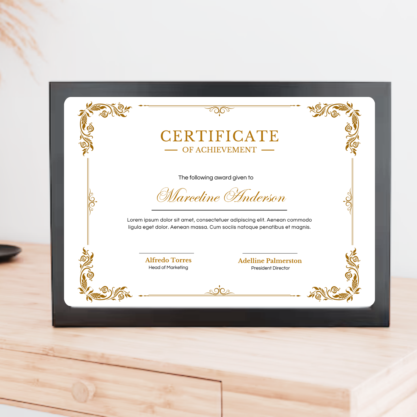 Certificate Award, Certificate of Achievement Professional Template, Mini-Certificate, Team Award Idea, Course Certificate of Completion