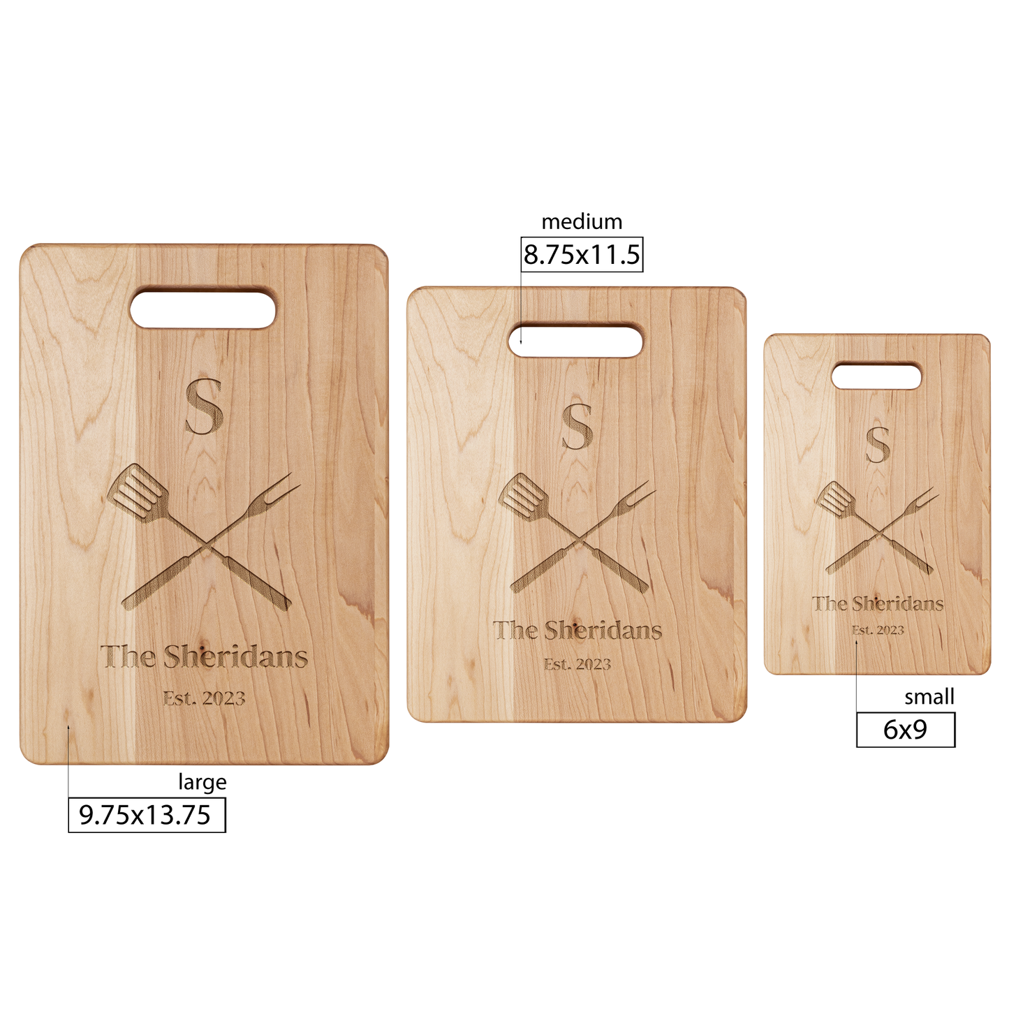 Personalized Family Cutting Board
