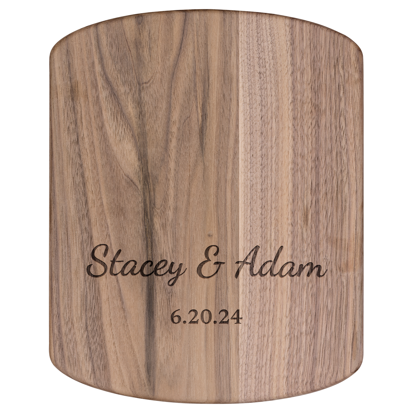 Personalized Maple Cutting Board for Couple - Custom Wedding Gift - Engraved Kitchen Decor - Anniversary Gift - Handmade in USA