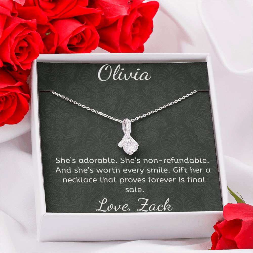 She’s adorable. She’s non-refundable. And she’s worth every smile