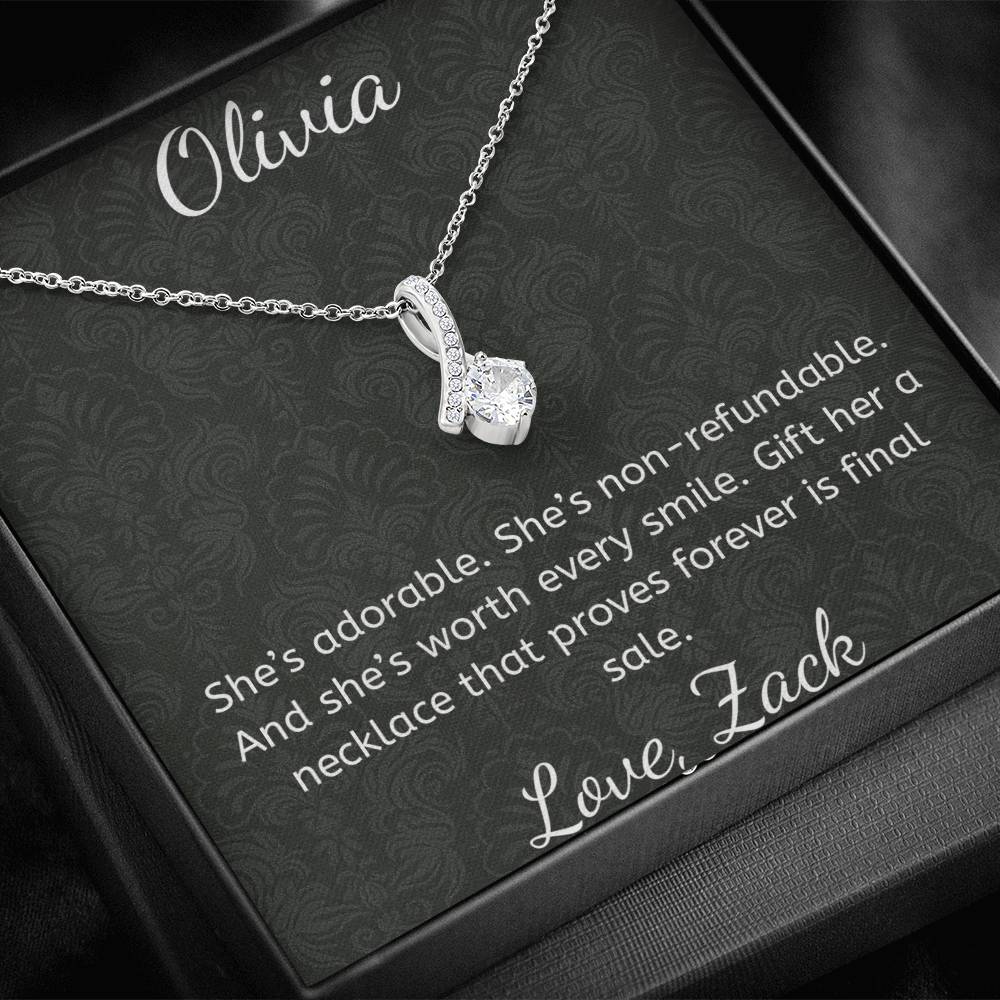 She’s adorable. She’s non-refundable. And she’s worth every smile