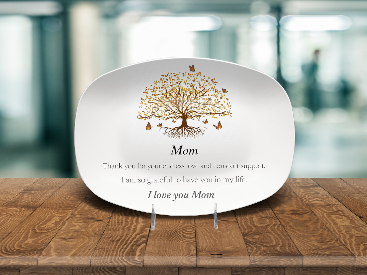 Mom Heartfelt Message Platter