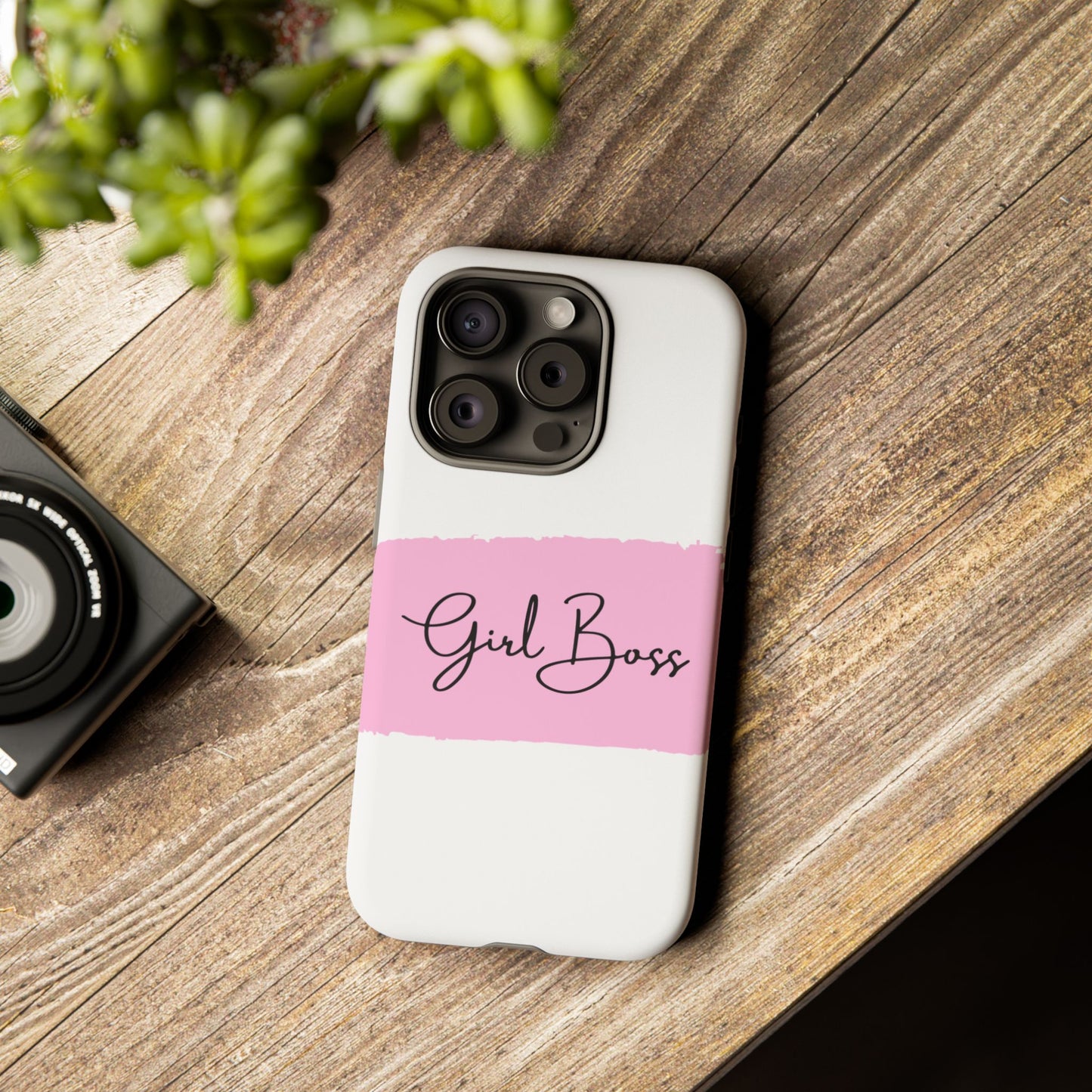 Girl Boss Phone Case - Chic and Stylish Protective Case for iPhone and Google Pixel, Empowering Women Design