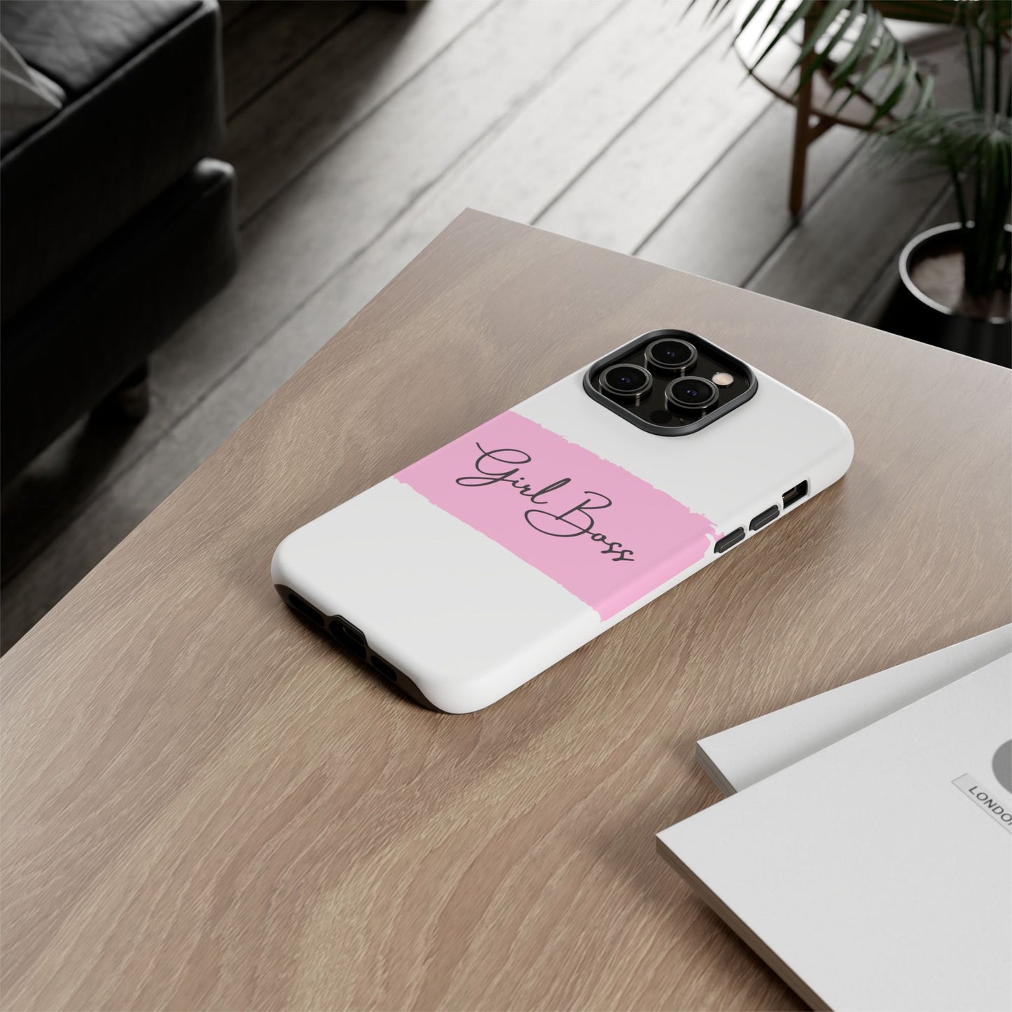 Girl Boss Phone Case - Chic and Stylish Protective Case for iPhone and Google Pixel, Empowering Women Design