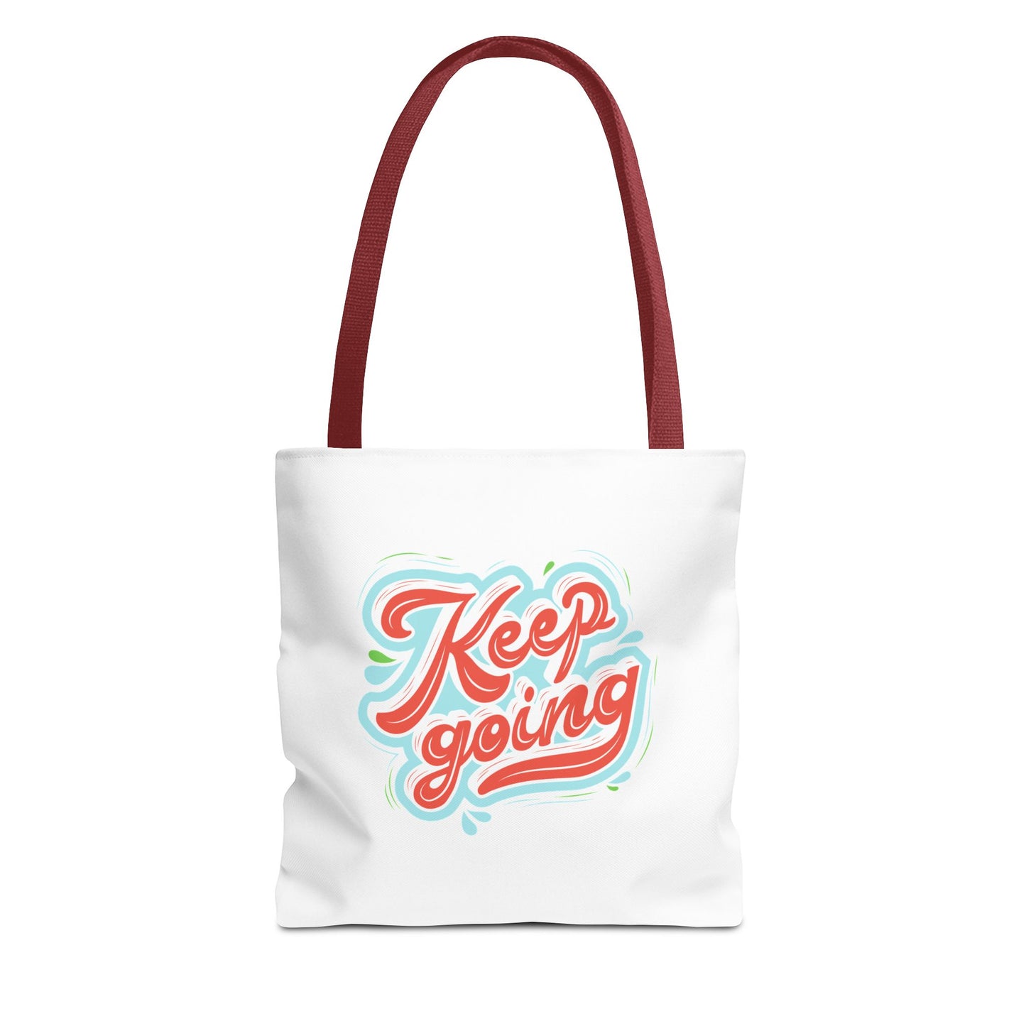 Motivational Tote Bag - Keep Going - Inspirational Gift, Reusable Shopping Bag, Gym Tote, Beach Bag, Everyday Purse