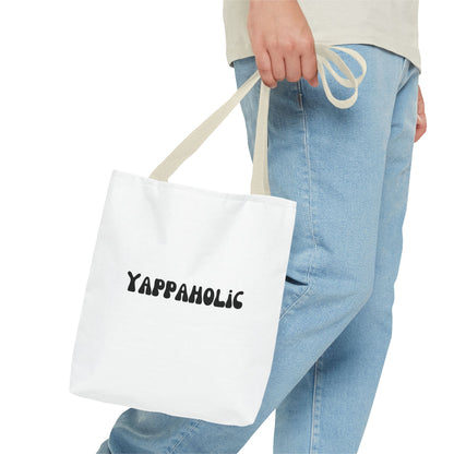 Yappaholic Tote Bag - Fun & Quirky, Perfect for Dog Lovers, Casual Use, Gifts, Shopping, Eco-Friendly
