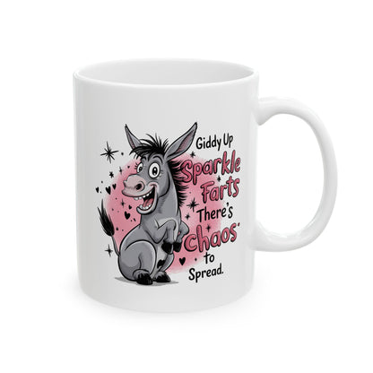 Magical Unicorn Ceramic Mug - Perfect for Coffee Lovers, Fun Gifts, Home Decor, Office Use, Birthday or Celebration