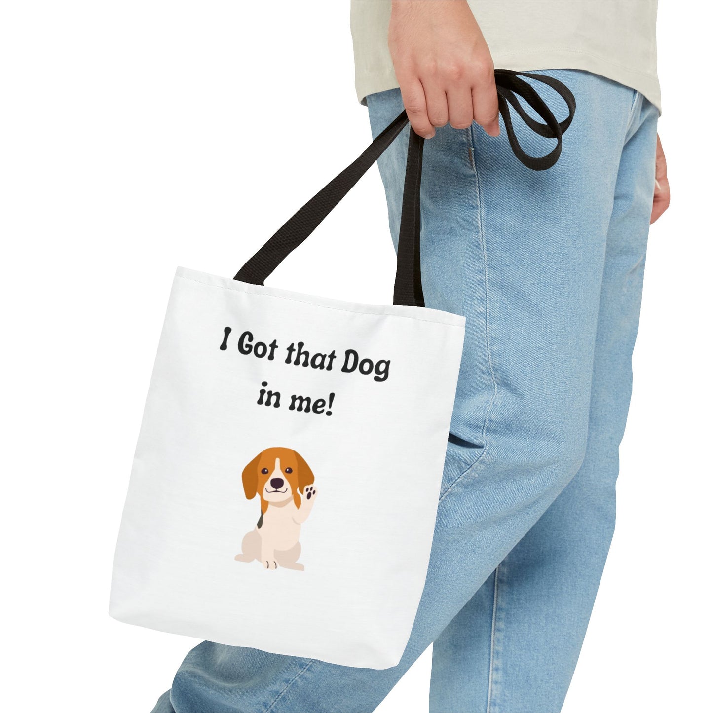 I Got That Dog in Me! Tote Bag - Perfect for Dog Lovers, Gifts for Pet Owners, Shopping, Beach Days, or Dog Walks