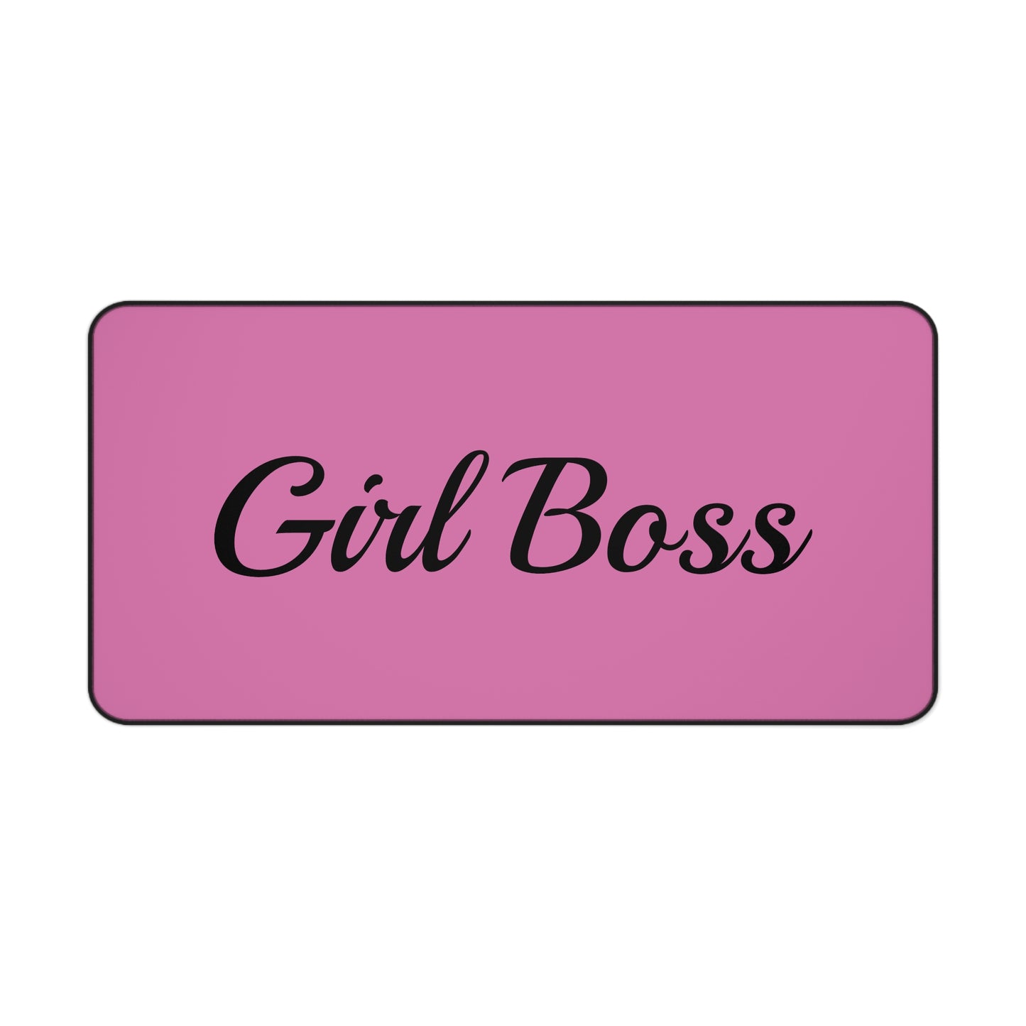 Girl Boss Deskmat - Stylish and Inspiring Desk Pad for Work or Home Office - Empowering Feminist Design for Trendsetters