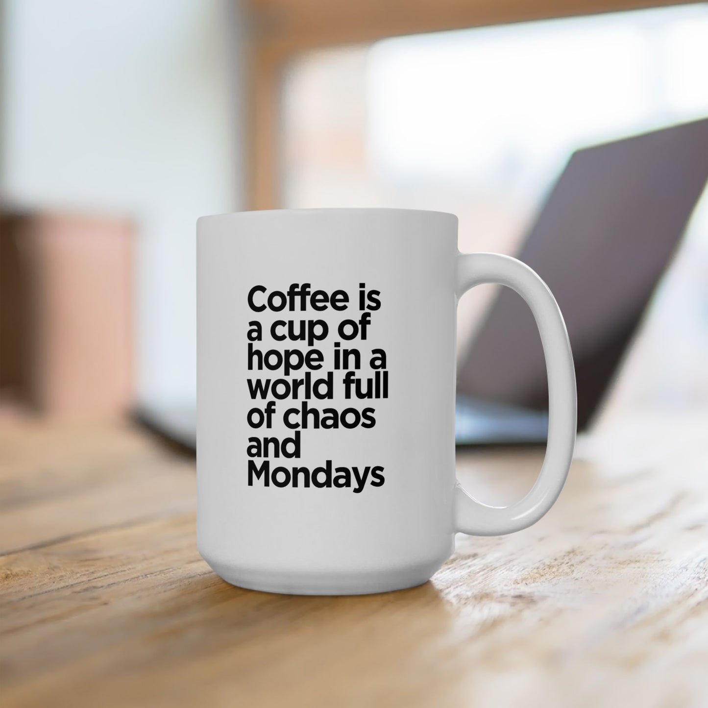 Motivational Ceramic Mug for Coffee Lovers, Office Humor, Tea Time, Gift for Friends, Inspirational Quotes, Monday Motivation