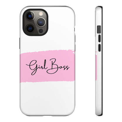 Girl Boss Phone Case - Chic and Stylish Protective Case for iPhone and Google Pixel, Empowering Women Design