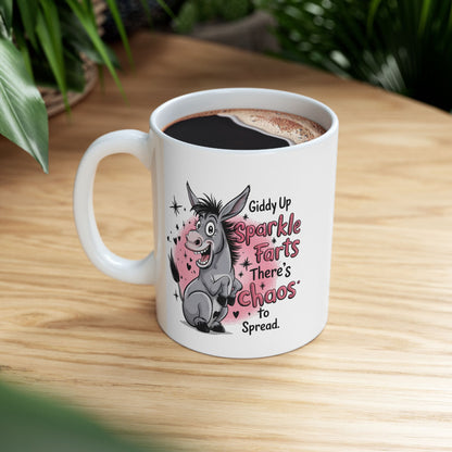 Magical Unicorn Ceramic Mug - Perfect for Coffee Lovers, Fun Gifts, Home Decor, Office Use, Birthday or Celebration