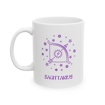 Charming Sagittarius Ceramic Mug - Perfect for Coffee Lovers and Gift Giving