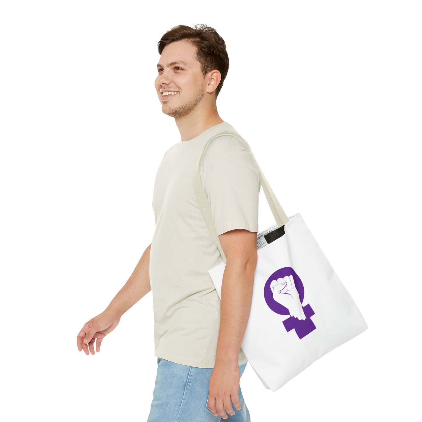 Empowerment Tote Bag for Feminists, Eco-Friendly Shopping Bag, Reusable Carryall, Gift for Women, Protest March Gear