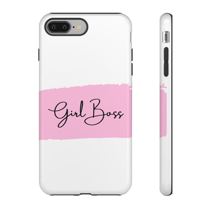 Girl Boss Phone Case - Chic and Stylish Protective Case for iPhone and Google Pixel, Empowering Women Design