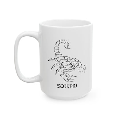 Scorpio Zodiac Ceramic Mug - 11oz & 15oz