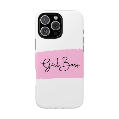 Girl Boss Phone Case - Chic and Stylish Protective Case for iPhone and Google Pixel, Empowering Women Design
